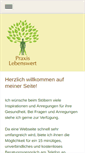 Mobile Screenshot of praxis-lebenswert.de